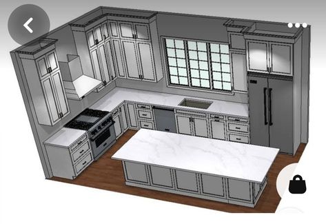 Kitchen Flow Layout, 15x15 Kitchen Layout, Small Kitchen Blueprints, Kitchen Floorplan Layout, Kitchen Layout With Island, L Shape Kitchen Layout, Kitchen Remodel Paint, Galley Kitchen Layout, Kitchen Layouts With Island