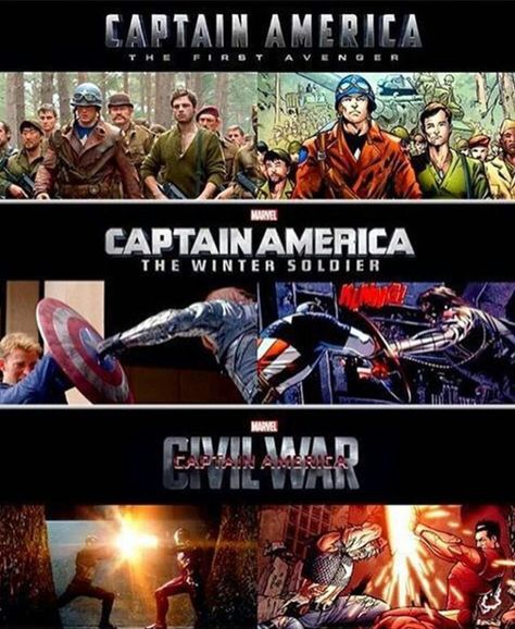 I love this Pinterest: @meghnaprasad4 Captain America Trilogy, Marvel And Dc Comics, Marvel And Dc, Captain America Winter Soldier, Septième Art, The Winter Soldier, Marvel Captain America, Marvel Films, Comic Movies