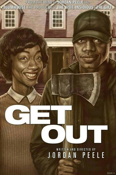 Get Out (2017) Get Out 2017, American Gothic Parody, Horror Punk, Horror Posters, American Gothic, Horror Movie Art, Cinema Posters, Horror Movie Posters, Alternative Movie Posters