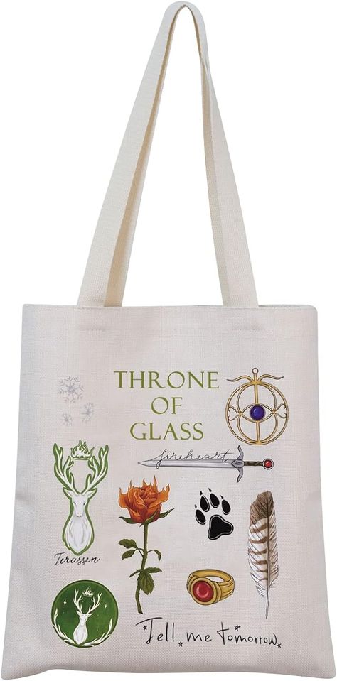 Throne Of Glass Merchandise Tote Fan Gift for Bookish Gifts Sarah J Maas Merch Throne Of Glass Merchandise, Throne Of Glass Merch, Glass Book, Book Jacket, Bookish Gifts, Throne Of Glass, Sarah J Maas, Sarah J, Glass Gifts