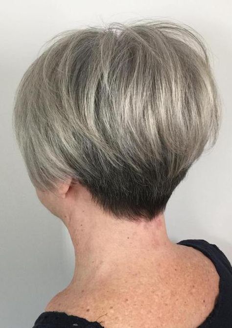 Haircuts and Hairstyles According to Age in 2018 — TheRightHairstyles Pixie Wedge Haircut, Tapered Pixie, Female Haircuts, Ash Blonde Balayage, Short Grey Hair, Choppy Hair, Long Pixie, Haircut For Older Women, Trendy Haircuts