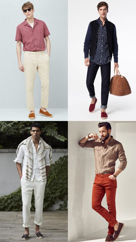 Men's Espadrilles Outfit Inspiration Lookbook Jeans And Espadrilles Outfit, Espadrilles Outfit Men, Espadrilles Outfit Summer, Espadrilles Outfit, Espadrilles Men, Personal Fashion Stylist, Smart Outfit, High End Fashion, Casual Wear For Men