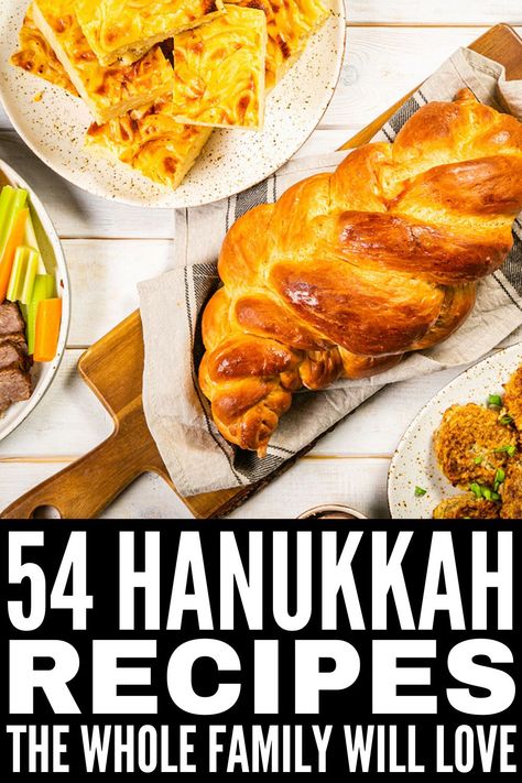 Traditional Jewish Food Hanukkah, Channukah Recipe, Jewish Food Traditional, Hanukkah Dessert Recipes, Daycare Recipes, Shabbat Meals, Jewish Dishes, Hannukah Recipes, Hanukkah Desserts