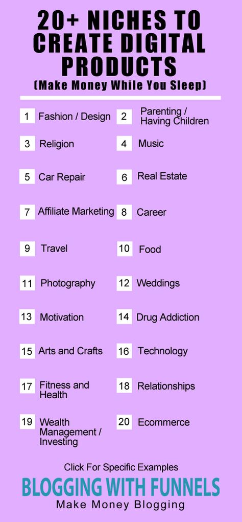 Do you want to create a digital product, but need digital product ideas? I've put together the ultimate list of digital product ideas in 20 different niches. Digital Marketing Products, Digital Ideas, Digital Products Ideas To Sell, Canva Digital Product Ideas, List Of Niches, Products To Sell Online, Content Ideas For Digital Products, Digital Product Business, How To Make Digital Products To Sell