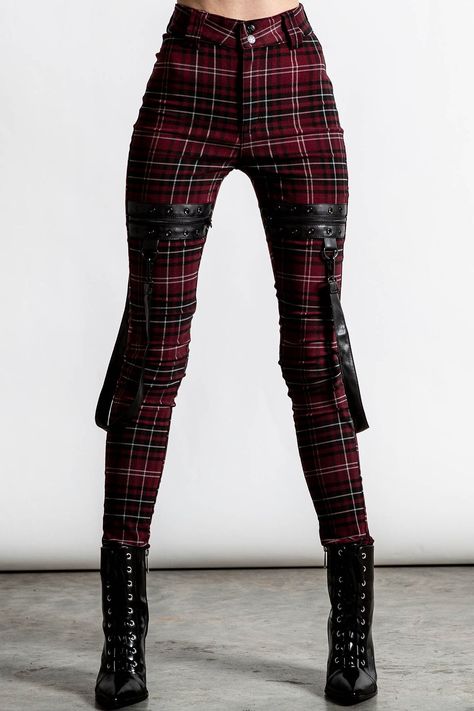 Gothic Wardrobe, Killstar Dress, Tartan Pants, 2010 Fashion, Good For The Soul, Fall Inspo, Emo Outfits, Hell Yeah, Gothic Outfits