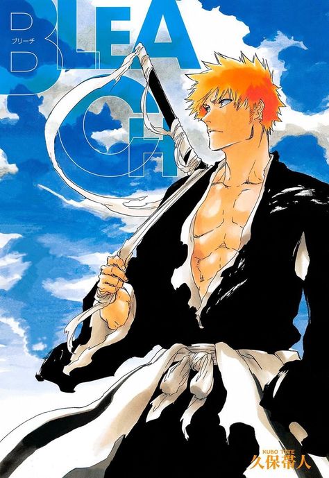 Ichigo Kurosaki Wallpaper, Ichigo Manga, Byakuya Kuchiki, Bleach Anime Ichigo, Poster Decorations, Bleach Anime Art, Kurosaki Ichigo, Ichigo Kurosaki, Anime Bleach