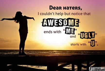 Bullying Quotes (Dear Haters) Motivational Quotes For Teens, Burn Quotes, Anti Bully Quotes, Quotes About Attitude, Positive Quotes For Teens, Teenage Quotes, Citation Encouragement, Inspirational Quotes For Teens, Bear Quote