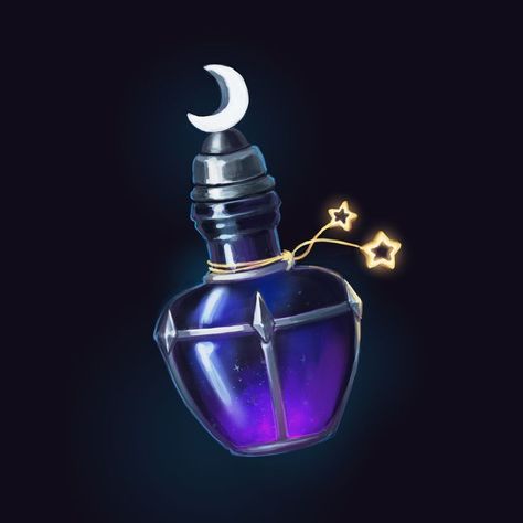 Poison Bottle Aesthetic, Potion Art, Bottle Aesthetic, Purple Potion, Fantasy Map Making, Poison Bottle, Magic Bottles, Props Art, Fantasy Map