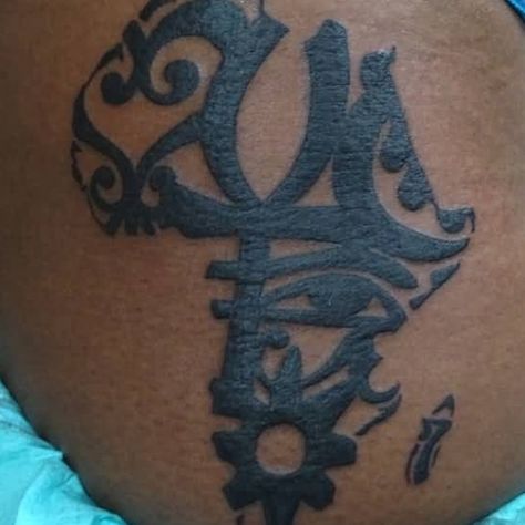 Ghana Tattoo, Adinkra Tattoo, Africa Tattoo, Continent Map, World Map Tattoos, Africa Tattoos, Map Tattoo, Simple Tattoos For Women, African Tattoo