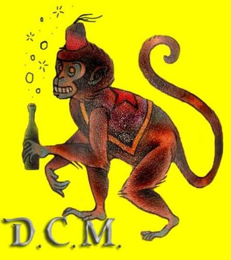 Drunken Circus Monkey - Band in Novi MI - BandMix.com Jester Tattoo, Circus Illustration, Circus Monkey, Monkey Illustration, Monkey Tattoos, Dark Circus, Monkeys Band, Clown Tattoo, Monkey Art