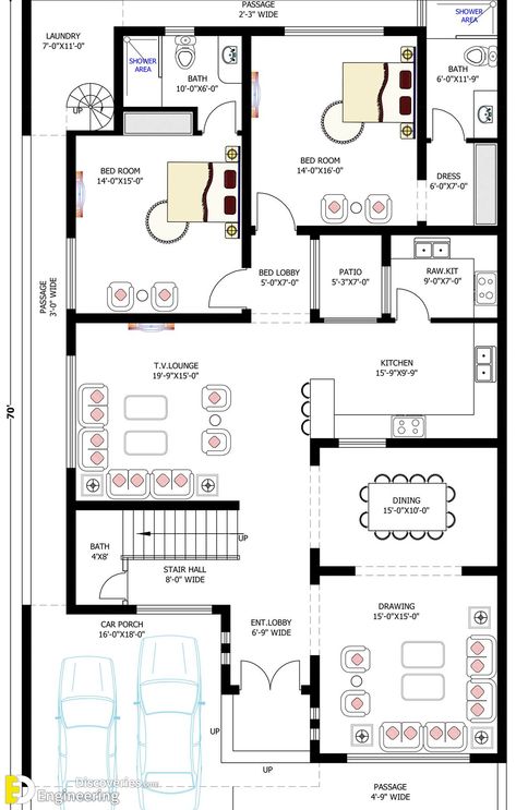 36+ Awesome House Plan Ideas For Different Areas | Engineering Discoveries Smart House Plans, 30x50 House Plans, Budget House Plans, 30x40 House Plans, 2bhk House Plan, Unique House Plans, Indian House Plans, Affordable House Plans, Free House Plans