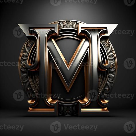 The Letter M, M Wallpaper, 3d Alphabet, 3d M, M Letter, Modern Classic Style, Letter M, 3d Design, Modern Classic