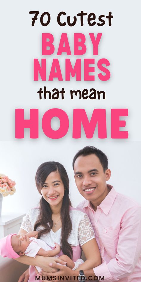 Is your baby the final piece of the puzzle that turns your house into a home? Then check out these 70 names that mean home or are associated with home. girl names that mean home. boy names that mean home. baby names that mean home. home baby names. home names. home. Fancy Girl Names, Preppy Girl Names, Boyish Girl Names, Girly Girl Names, Trendy Girl Names, Modern Baby Girl Names, Traditional Girl Names, English Baby Girl Names, Strong Baby Girl Names