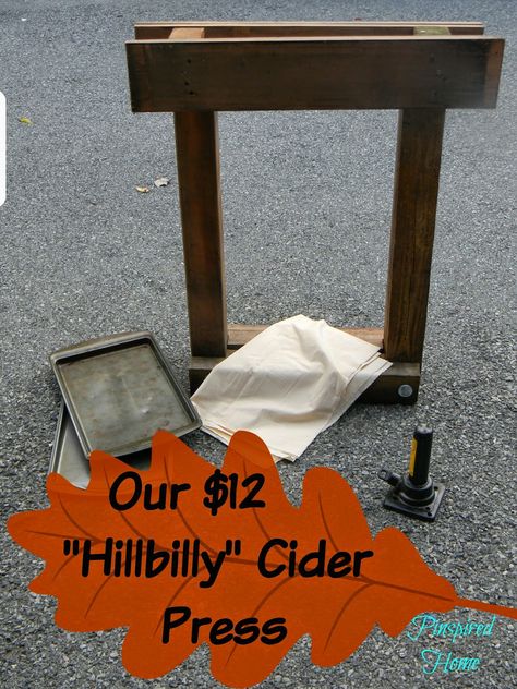 Fruit Press Diy, Cider Press Diy, Diy Wine Press, Diy Cider Press, Apple Press Diy How To Make, Apple Cider Press Diy, Diy Apple Press, Mead Brewing, Diy Cider