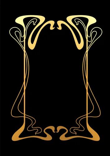 Frame with art nouveau ornament Royalty Free Vector Image Art Nouveau Ornament, Grace Painting, Art Nouveau Graphic Design, Mars Poster, Motifs Art Nouveau, Nouveau Furniture, Art Nouveau Furniture, Nouveau Illustration, Art Nouveau Decor