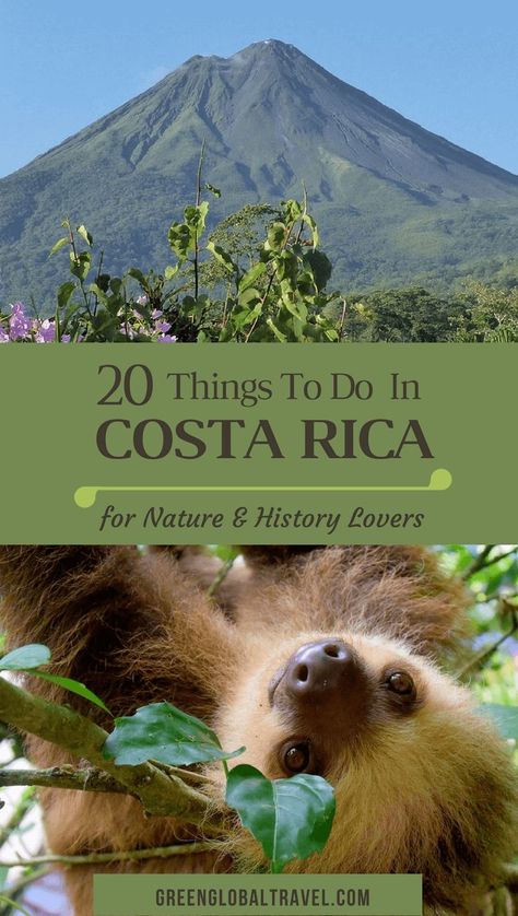 Top 20 Things to Do in Costa Rica for Nature & History Lovers. Includes Costa Rica travel tips, the best Costa Rica resorts, & Costa Rica activities to explore on your next Costa Rica Vacation. #familytravel #travelwithkids Things To Do In Costa Rica, Costa Rica Activities, Tortuguero National Park, Cost Rica, Fortuna Costa Rica, Costa Rica Resorts, Corcovado National Park, Costa Rica Trip, Manuel Antonio National Park