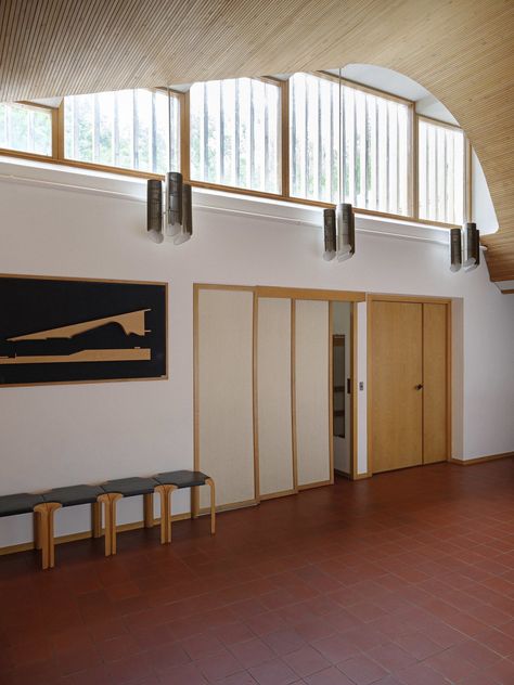 Photo 11 of 19 in Alvar Aalto’s Celebrated Maison Louis Carré Reopens to the Public - Dwell Alvar Aalto Interior, Rooms With Natural Light, Light Airy Home, Alvar Aalto House, Aalto House, Aalto Architecture, Alvar Aalto Architecture, Homes In France, Modernist Architects