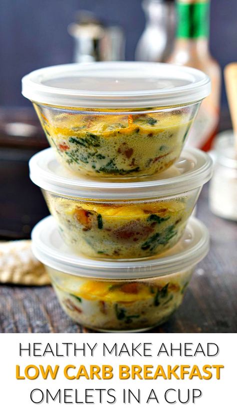 High Protein Low Carb Breakfast, Healthy Low Carb Breakfast, Sausage Spinach, Healthy Breakfast On The Go, Sausage Peppers, Tasty Breakfast, Lost 100 Pounds, Mason Jar Meals, Breakfast Sausage