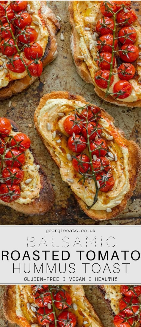 Hummus Toast, Burrito Vegan, Sourdough Toast, Menu Sarapan Sehat, Toast Toppings, Vegan Healthy, Perfect Breakfast, Vegan Lunch, Vegan Breakfast Recipes