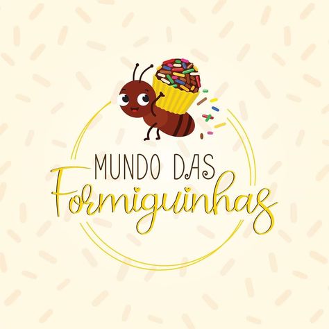 Logo - design - gráfica on Instagram: “Totalmente encantadora essa identidade visual 💛  PACOTE MASTER . . . #formiguinha #formiguinhas #formigas #confeitaria #confeitandoamor…” Brigadeiro Logo, Donuts, Baby Dolls, Logo Design, Iphone, ? Logo, Pins, On Instagram, Instagram