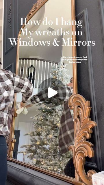 Alexis Gonzalez on Instagram: "Comment SHOP for links 
Stock up on my favorite suction hooks before you start your Christmas decorating! They are on sale right now ! I love using these to hang up my wreaths on windows and mirrors!! They work so well, so easy to use and you can reuse year after year! 
Direct link to shop : https://urlgeni.us/amzn/Wreathsuctionhook

#amazonfinds #amazonhome #amazonhomefinds #founditonamazon #christmasfinds #tis #christmastipsanddecor" Decorating Above Armoire, Wreath Over Mirror, Wreaths On Windows, Wreath On Mirror, Diy Fall Wreath, Hanging Stockings, Hanging Wreath, Large Mirror, Amazon Home