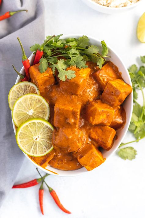 Air Fryer Curry, Air Fryer Tofu, Curry Tofu, Tofu Curry, Crispy Tofu, Air Fryer Dinner Recipes, Cooking Temperatures, Fried Tofu, Bean Curd