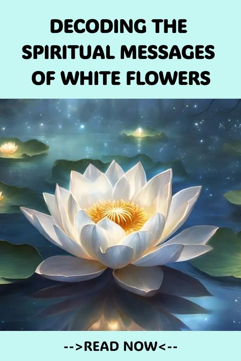 Unlock the seven spiritual meanings of white flowers, revealing messages of love, enlightenment, and new beginnings waiting to be discovered. Lotus Flower Meaning, White Lotus Flower, Calming The Storm, Beacon Of Hope, White Lotus, Animal Symbolism, Beacon Of Light, Daily Meditation, Spiritual Enlightenment