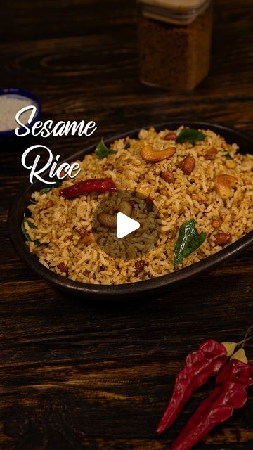 Veg Rice Recipes Indian, Masala Rice Recipe, Rice Recipes Indian, Cumin Rice Recipe, Sesame Rice, Dried Coconut, Healthy Foods To Make, Indian Rice Recipes, Chana Dal