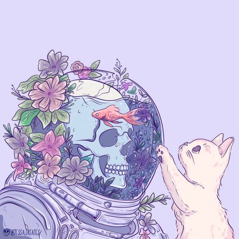 I’m having a lot of fun drawing some floral skeletons - and adding a bit more detail!! Does anyone have any more skeleton ideas I can draw? . . . #skeleton #space #spacesuit #floral #floralskeleton #skull #astronauts #kitten #illustration #illustrationartists #art #artist #darkart Skeleton Drawing Aesthetic, Skeletons And Flowers, Draw Skeleton, Mushroom Skeleton, Skeleton Ideas, Kitten Illustration, Cat Skeleton, Skeleton Drawings, Creepy Things