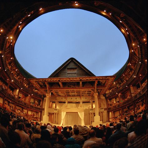 Shakespeare’s Globe Theatre in London _ Inside the Globe Theatre at night. Photo courtesy of the Globe Theatre’s press library London Culture, Globe Theatre, Open Air Theater, Shakespeare In Love, Globe Theater, London Guide, London Attractions, Billy Boy, Life Energy