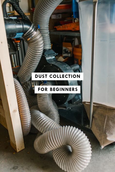 Workshop Dust Collection, Table Saw Dust Collection Diy, Mitre Saw Dust Collection, Drawers For Clothes, Built In Bunk Beds, Dust Collector Diy, Shop Dust Collection, Dust Collection Hose, Woodworking Garage