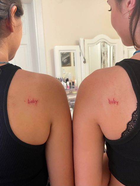 Matching tattoo wid bestieee 🍑🍒🍆🍆😍🤪 #byerim #lgbtqia+ #tattoo #matchingtattoo #4lifers #besties #baby Matching Tattoo, Jesus Fish, Fish Tattoos, Jesus Fish Tattoo, Triangle Tattoo, Tattoos