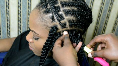 No Cornrows Crochet Twists [Video] - https://blackhairinformation.com/video-gallery/no-cornrows-crochet-twists-video/ Individual Crochet Braids, Crochet Braids Hairstyles Curls, Kids Crochet Hairstyles, Best Crochet Hair, Crochet Braids For Kids, Faux Loc, Individual Braids, Crochet Box Braids, Marley Hair