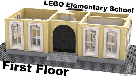 I'm preparing the LEGO elementary school for the second floor that is completely removable. This project is completed and can be viewed here: http://youtu.be/nbfttJI2NnI . Boy And Girl Bathroom, Administration Office, Office Cafeteria, Play Equipment, Girls Bathroom, Lego Ideas, Oak Tree, Elementary School, Second Floor