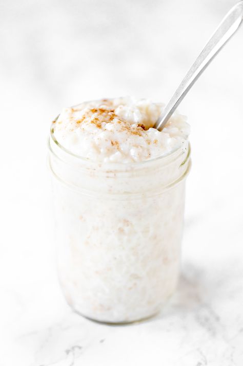 Coconut milk rice pudding is a delicious dairy free dessert. It is also a great way to upscale overcooked rice. #thetasteofkosher #dairyfree #coconutmilk #ricepudding #vegan #dessert Almond Milk Rice Pudding, Overcooked Rice, Dairy Free Rice Pudding, Coconut Milk Rice Pudding, Milk Rice Pudding, Starch Recipes, Coconut Milk Rice, Resistant Starch, Delicious Meatloaf