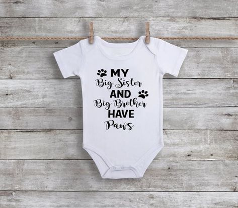 My Siblings Have Paws Onesie®, My brother has Paws Onesie, My Sister Has Paws, Pregnancy Reveal, Pre Sibling Reveal, Pregnancy Delivery, Pregnancy Reveal Photos, Surprise Pregnancy Announcement, Pregnancy Ideas, Happy Pregnancy, Gender Reveals, Announcement Ideas, Baby Announcements