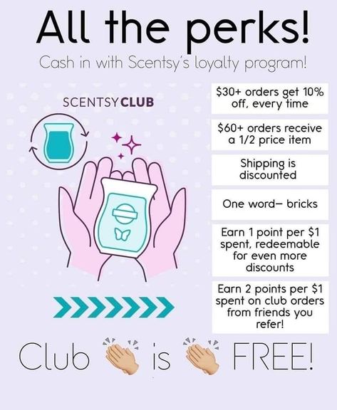 Scentsy Club, Scentsy Brick, Scentsy Marketing, Join Scentsy, Scent Warmers, Scentsy Consultant Ideas, Holiday Fragrance, Scentsy Business, Scentsy Party