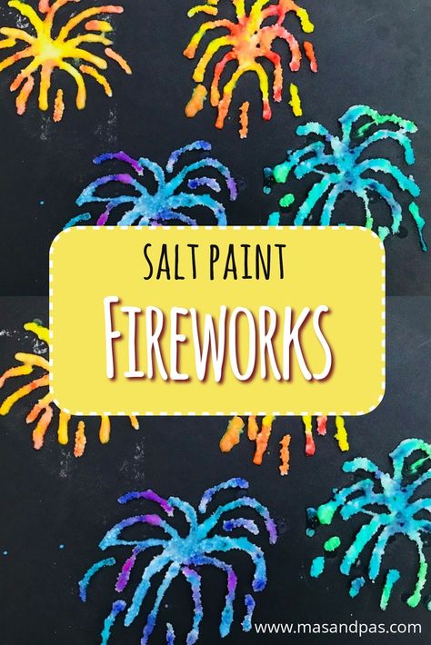 Bonfire Crafts For Kids, Firework Pictures, Bonfire Night Activities, Bonfire Night Crafts, Fireworks Craft For Kids, How To Make Fireworks, Painting Crafts For Kids, 4th Of July Craft, Fireworks Craft