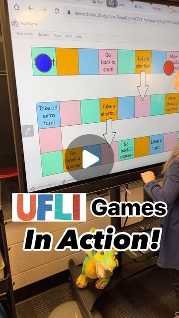 Carly Robertson | Education Resources & Ideas on Instagram: "Have you tried these out yet?!  🎲The fact that you can play the UFLI games virtually OR print and use them is amazing!!  🎲You can play up to 6 players on a game board AND it has moveable pieces!  🎲Choose the words from any UFLI lesson (it auto put them in for you!) or add in your own list of words!  👏🏼Seriously y’all, if you haven’t gone to Google and typed in UFLI Games and hit enter I need you to go do that NOW!  #ufli #phonics #phonicsfun #phonicsgames #phonicsforkids #uflifoundations #rollandread #studentengagement #studentfun #games #phonicsinstruction #kindergartenteacher #firstgradeteacher #secondgradeteacher #teachergram #instateacher #teachersfollowteachers #teachersofinstagram #teachersofig #elementaryclassroom #li Grade 3 Activities, Reading University, Phonemic Awareness Kindergarten, 1st Grade Centers, Phonics For Kids, List Of Words, Structured Literacy, First Grade Lessons, Phonics Instruction