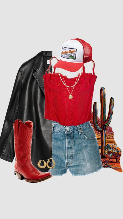 #westernfashion #western #outfitinspo #beauty #countryconcert #countryconcertoutiftidea #cowboy Western Game Day Outfits, Indie Country Outfit, Summer Outfits Night Out Casual, Midland Concert Outfit, City Cowgirl Outfits, Texas Rodeo Outfit, Country Concert Outfits Women, Western Concert Outfits Women, Western Going Out Outfit