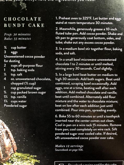 Joanna Gaines Chocolate Bundt Cake – Farm to Table to Soul Christmas Party Breakfast, Gains Recipes, Cake Farm, Chocolate Chip Bundt, Magnolia Recipes, Magnolia Table Recipes, Joanne Gaines, Joanna Gaines Recipes, Chocolate Chip Bundt Cake