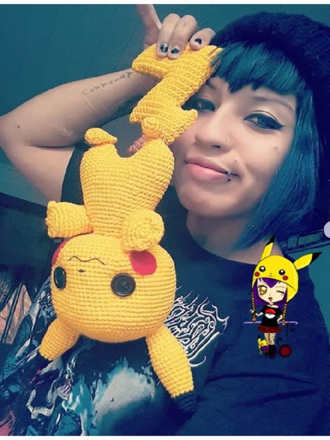 Miffy Amigurumi, Pikachu Crochet, Pokemon Crochet Pattern, Pikachu Pikachu, Crochet Pokemon, Kawaii Crochet, Crochet Amigurumi Free, Crochet Animal Patterns, Crochet Diy