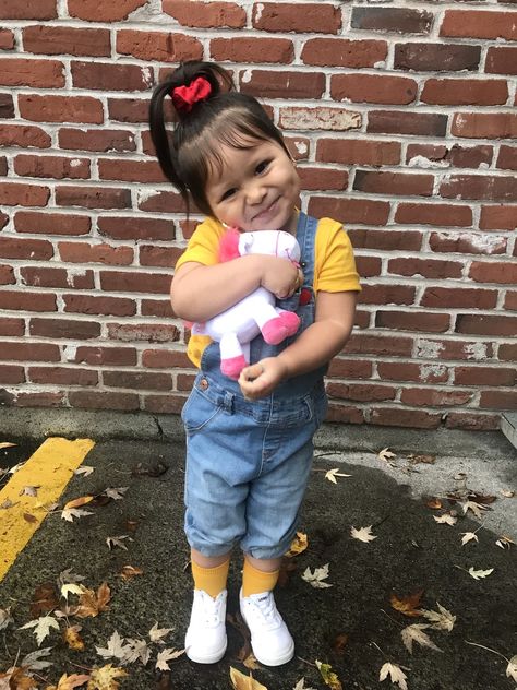 Agnes Birthday Party, Amethyst Party, Agnes Costume, Cats In Halloween Costumes, Despicable Me Costume, Family Themed Halloween Costumes, Toddler Halloween Costume, Old Halloween Costumes, Halloween Costume Toddler Girl