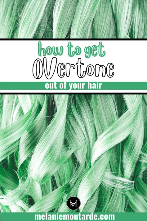 Overtone Blonde Hair, Overtone Before And After, Overtone Hair Color, Tone Hair At Home, Mint Hair Color, Overtone Hair, Toner For Blonde Hair, Color Correction Hair, Brassy Hair