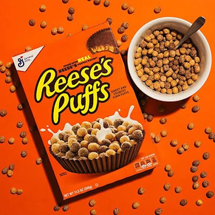 Reese Puffs, Peanut Butter Cereal Bars, Peanut Butter Cereal, Cereal Bars Recipes, Frosted Cupcakes, Kids Cereal, Corn Puffs, Reese's Puffs, Peanut Butter Snacks