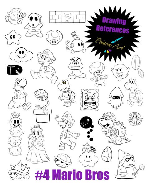 #drawing #drawingreferences #drawingchallenge #reference #references #doodle #mariobrosdoodle #mario Video Game Doodles, Mario Doodles, Mario Tattoos, Super Mario Tattoo, Bro Tattoos, Pop Culture Tattoos, Tattoo Character, Mario Tattoo, Culture Tattoos