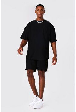 Men’s Oversized T Shirt, Black Shirt And Shorts Outfit Men, Short And Tshirt Outfits Men, Short And Hoodie Outfit Men, Black Shirt Black Shorts Outfit, Oversize Black Tshirt Outfit, T Shirt And Shorts Outfit Men, Men’s Oversized Shirt, Short And Oversized Shirt Outfit