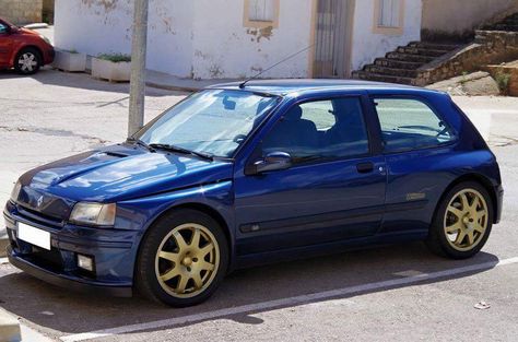 Renault Clio Williams Clio Williams, Clio Sport, Renault 5 Gt Turbo, Renault 5 Turbo, Renault Sport, Renault Alpine, Auto Retro, Hot Hatch, Old School Cars