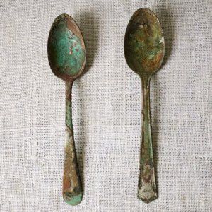 Rusty Spoon, Ann Wood, White Plants, Crafts And Diy, Metal Texture, Reference Photos, Live Long, Color Textures, Vintage Charms