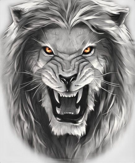 Angry Lion Tattoo Design, Angry Lion Tattoo, Tattoo Lions, Medusa Drawing, Angry Lion, Beast Tattoo, Full Chest Tattoos, Gangsta Tattoos, Lion Head Tattoos